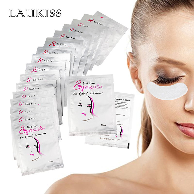 Eyelash Extension Eye Mask - Laukiss 50/100/200Pairs Eyelash Pad Gel Patch