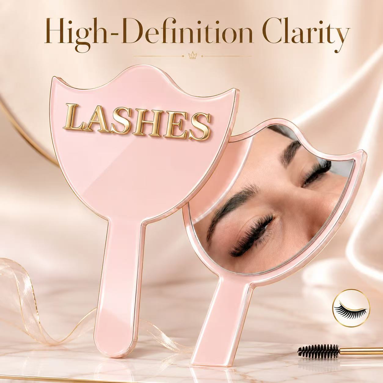 Eyelash Extension Eye Mask - HD Glass Lash Extension Mirror with