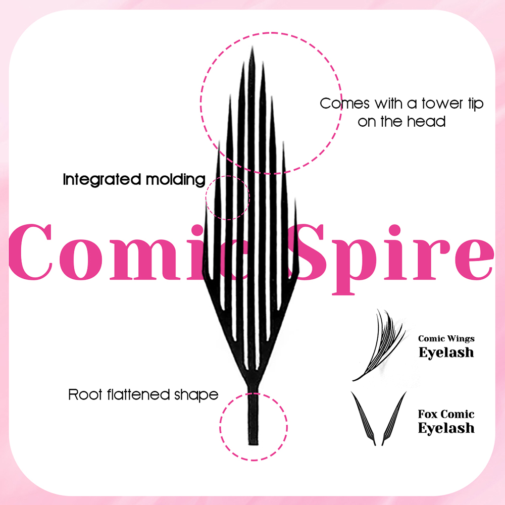MASSCAKU Fox Comic Spire Lash  - Eyelash Extension Fox Eye review and price