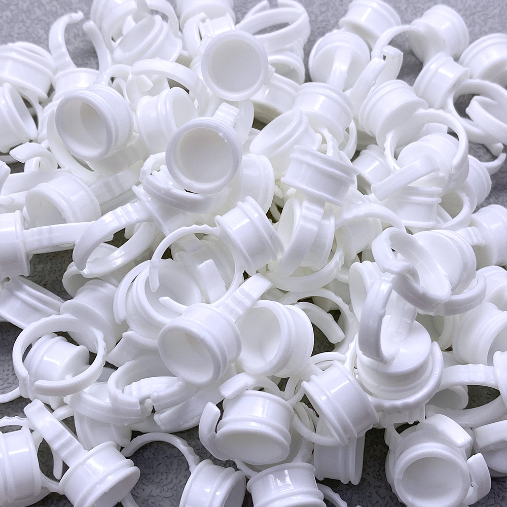 100Pcs Disposable Glue Ring Cu - Eyelash Extension Double Lash review and price