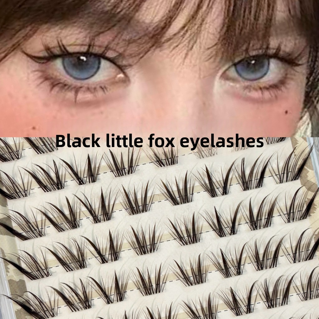 Glueless Fox Eye False Eyelash - Eyelash Extension Fox Eye review and price