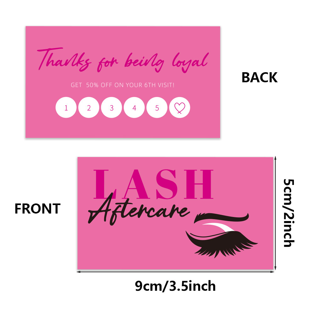 50pcs Shining Eyelash Business - Eyelash Extension Aftercare review and price