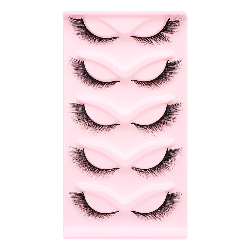 5 Pairs Fluffy False Eyealshes - Eyelash Extension Fox Eye review and price