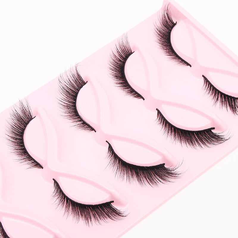 5 Pairs Fluffy False Eyealshes - Eyelash Extension Fox Eye review and price