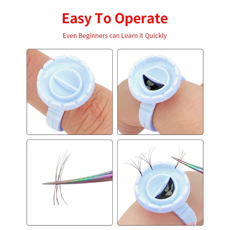 100 Pcs Disposable Eyelash Glu - Eyelash Extension Double Lash review and price