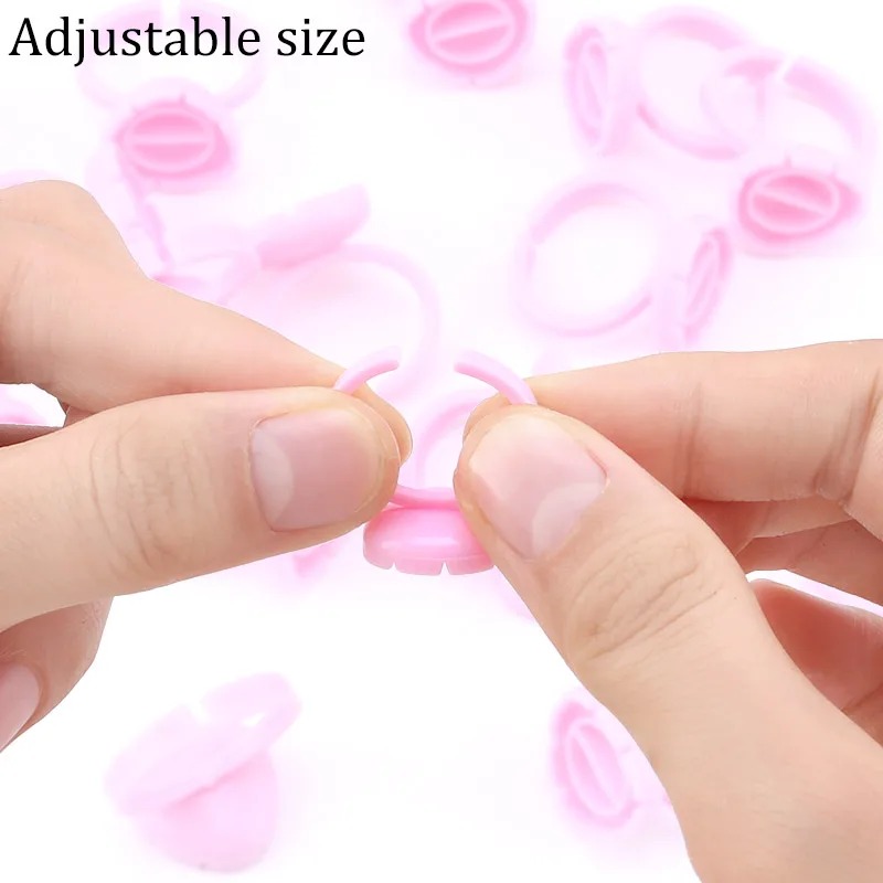 100 Pcs Disposable Eyelash Glu - Eyelash Extension Double Lash review and price