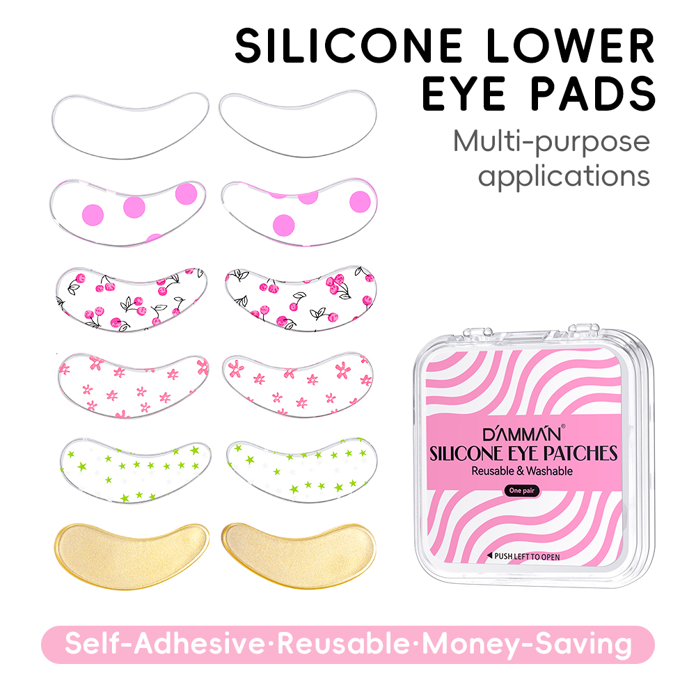 DAMMAN 1/5 Pair Silicone Eye P - Eyelash Extension Eye Mask review and price