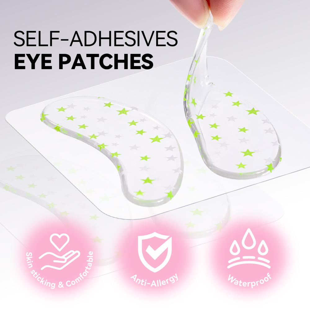 DAMMAN 1/5 Pair Silicone Eye P - Eyelash Extension Eye Mask review and price