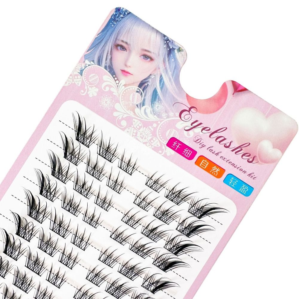 3D Cat Eye Clusters Lashes Man - Eyelash Extension Fox Eye review and price