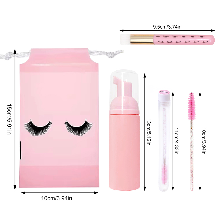 83PCS Lash Shampoo Bottles Bru - Eyelash Extension Aftercare review and price