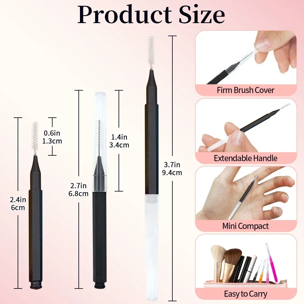 5/10/50PCS Mini Eyebrow Brush  - Eyelash Extension Aftercare review and price