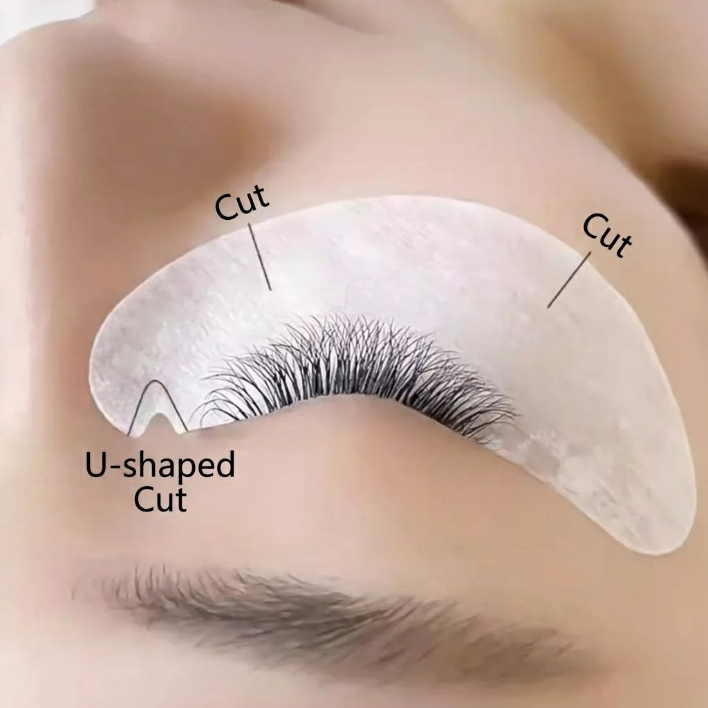 50 Pairs U-Shaped Under Eye Pa - Eyelash Extension Eye Mask review and price