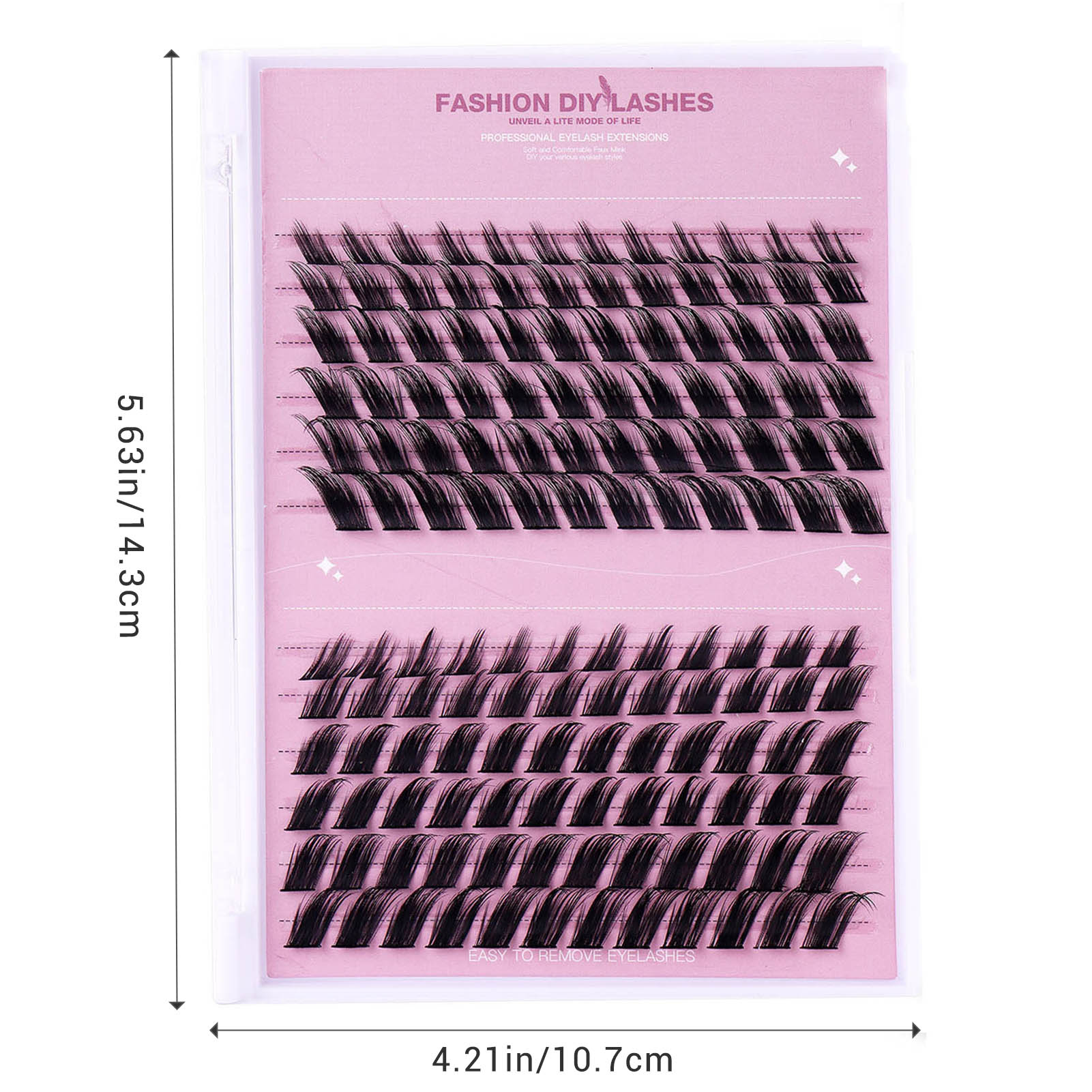 8-16mm Natural lashes Oblique  - Eyelash Extension Fox Eye review and price