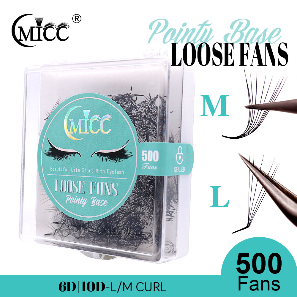 500 Fans 6D 6mm 10D M L Specia - Eyelash Extension Fox Eye review and price