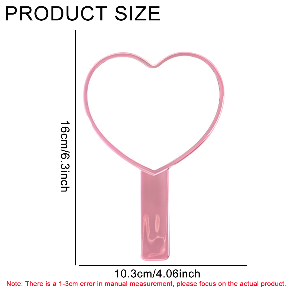 1pc Handheld Makeup Mirror Ele - Eyelash Extension Aftercare review and price