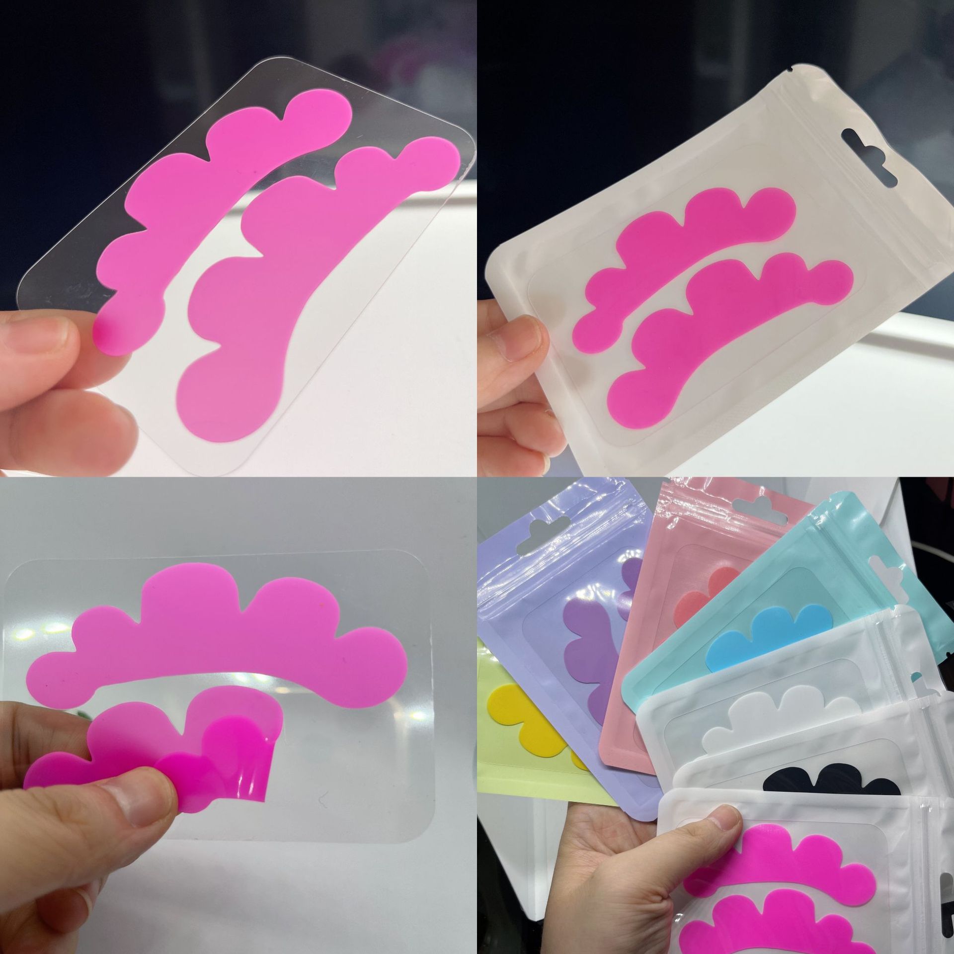 New 1Pairs Reusable Silicone E - Eyelash Extension Eye Mask review and price