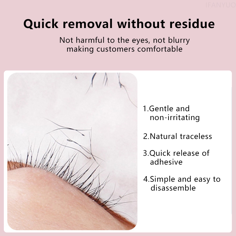 Eyelash Glue Remover Liquid, G - Eyelash Extension Eye Irritation review and price