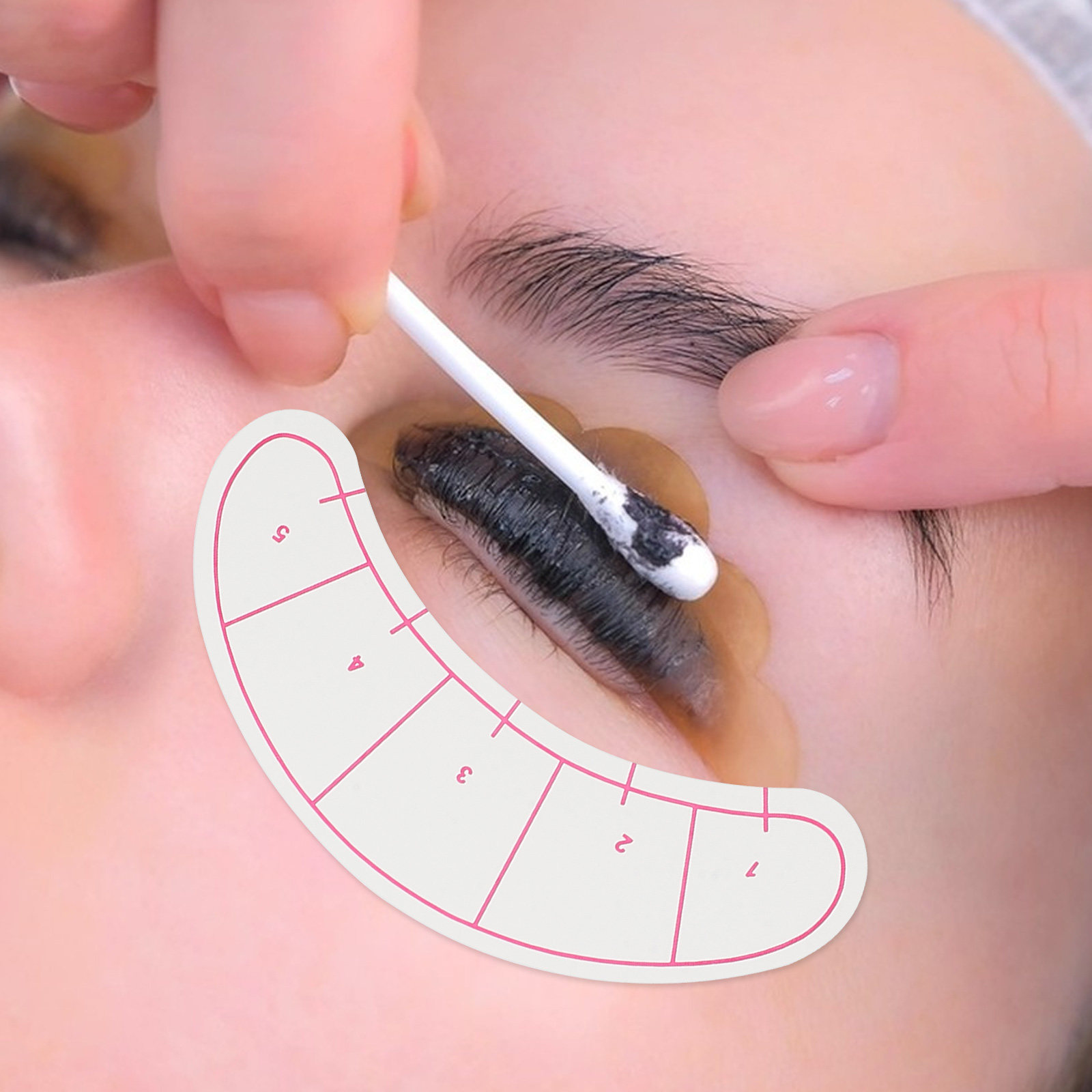 10Sheets Eyelash Pad Isolation - Lash Mapping Sticker review and price