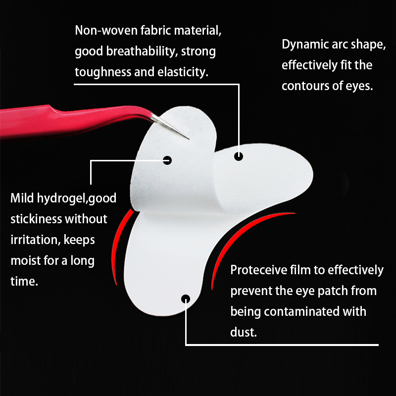100 Pairs Wholesale Hydrogel E - Eyelash Extension Eye Mask review and price