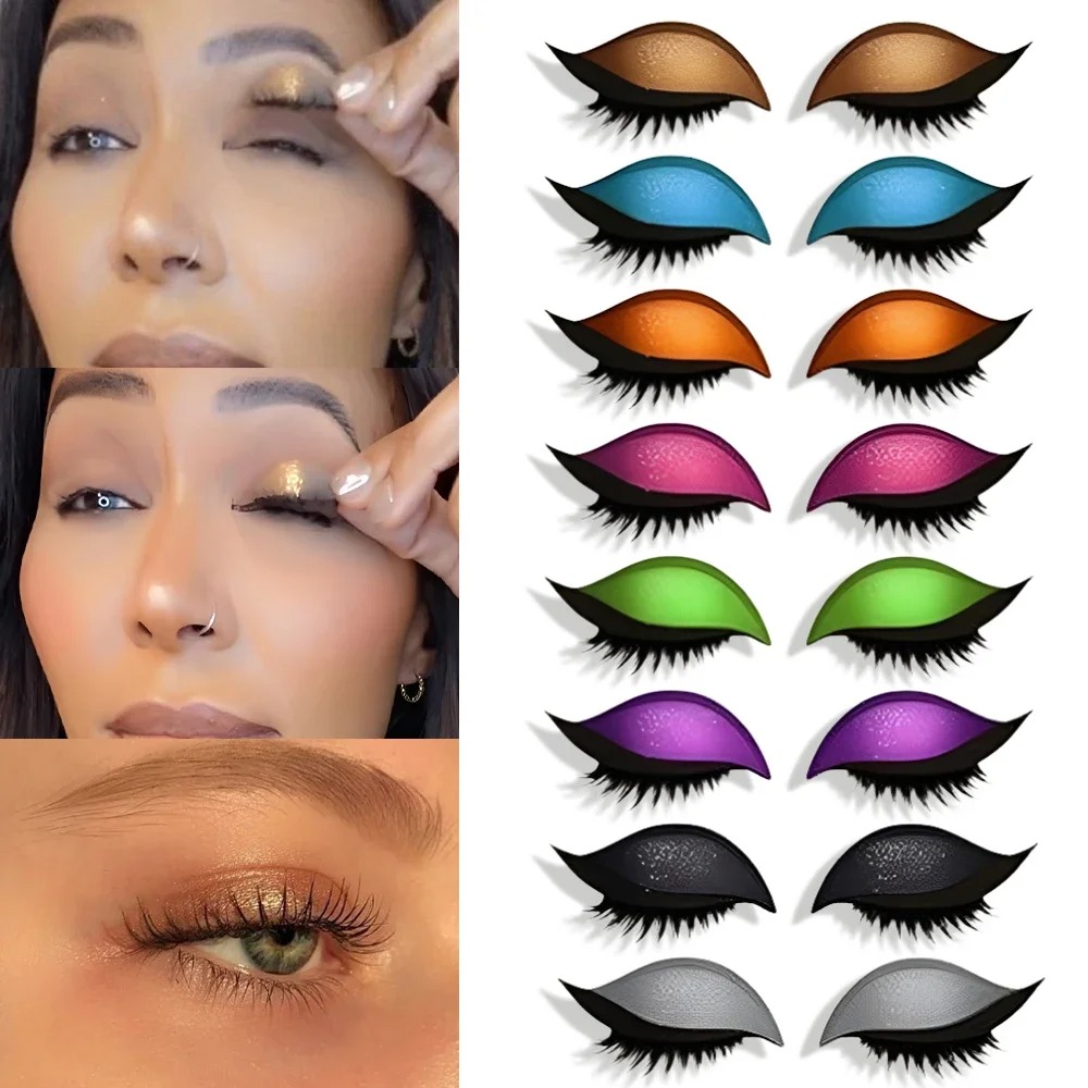 2 in 1 Reusable Lazy Eye Shado - Lash Mapping Sticker review and price