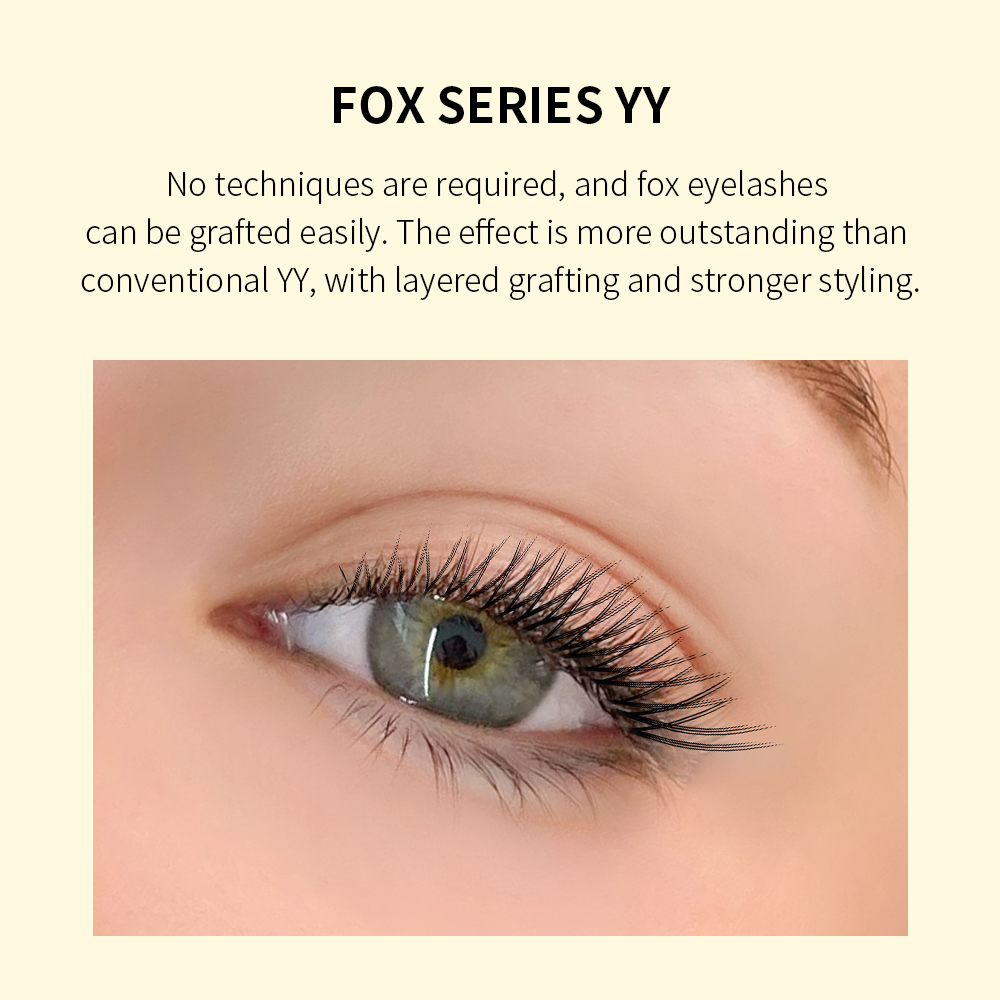 GLAMLASH Flying YY 3DW 4DW 5DW - Eyelash Extension Fox Eye review and price