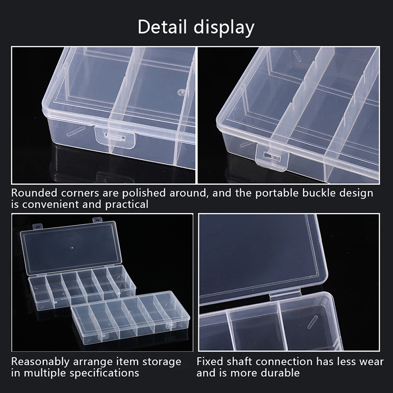 6-compartment storage box, pla - Eyelash Extension Aftercare review and price