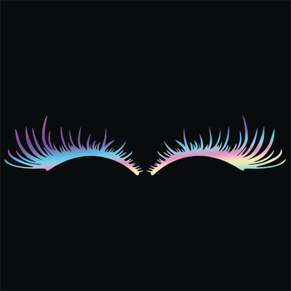 1Pair Car Headlight Eyelash St - Lash Mapping Sticker review and price